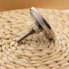 Stainless Steel Probe Bimetal Thermometer Barbecue Grilling Stainless Steel Body Bimetallic Sensing Coil 7cm Probe Length
