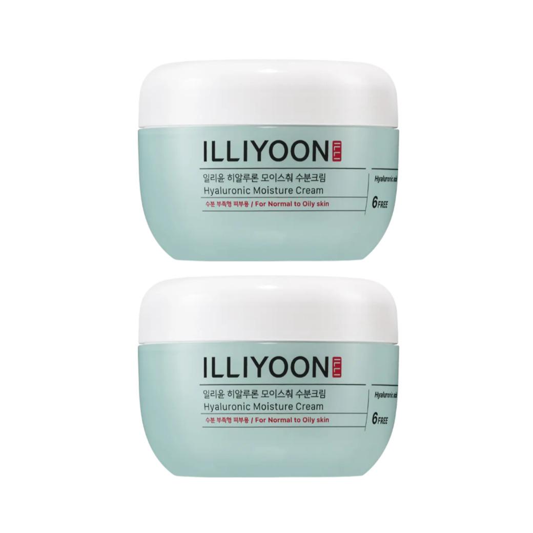Illiyoon Hyaluron Moisture Cream 100ml – 1+1 Special Set