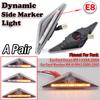 2PCS Dynamic LED Side Marker Light Signal Blinker For Ford Mondeo MK3 III 2000-2007 Focus MK1 I Turn Signal Indicator Light