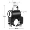 Helmet Lock Anti Theft Handlebar Mount Helmet Safety Lock with 2 Keys for Electric Motorcycles