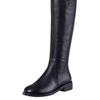 Modische Knielange Stiefel Skinny Hohe Taille Ritterstiefel Einzelne Stiefel Lange Stiefel Damen Herbst Damen Lederstiefel