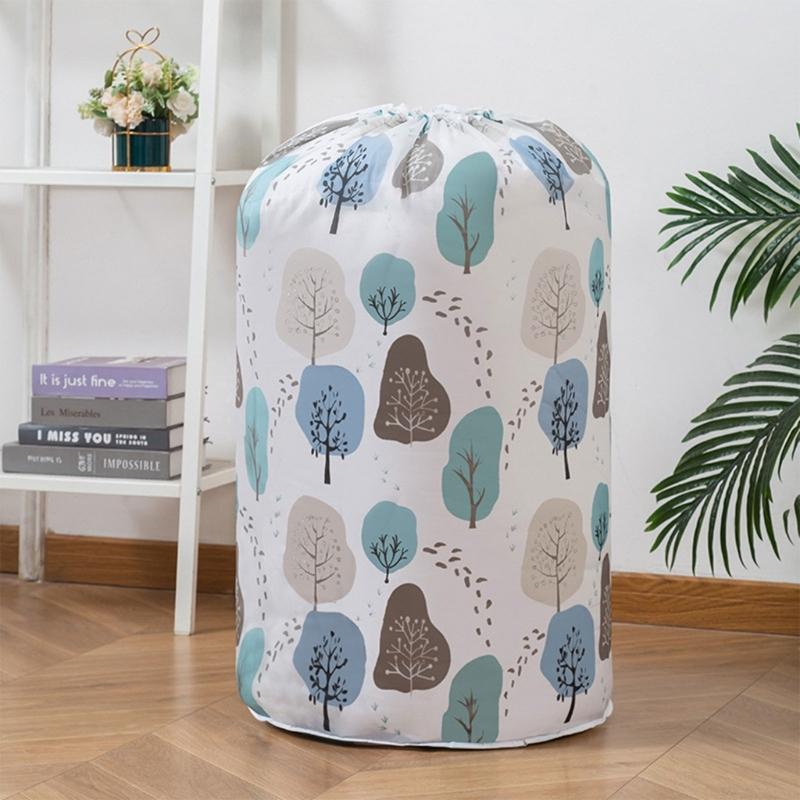 Large Waterproof Quilt Storage Bag Moisture Proof Dust Quilt Sorting Bag Clothes Luggage Move Cylinder Bag Organizer