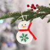 Non-Woven Christmas Tree Ornaments: Santa, Reindeer, Cane