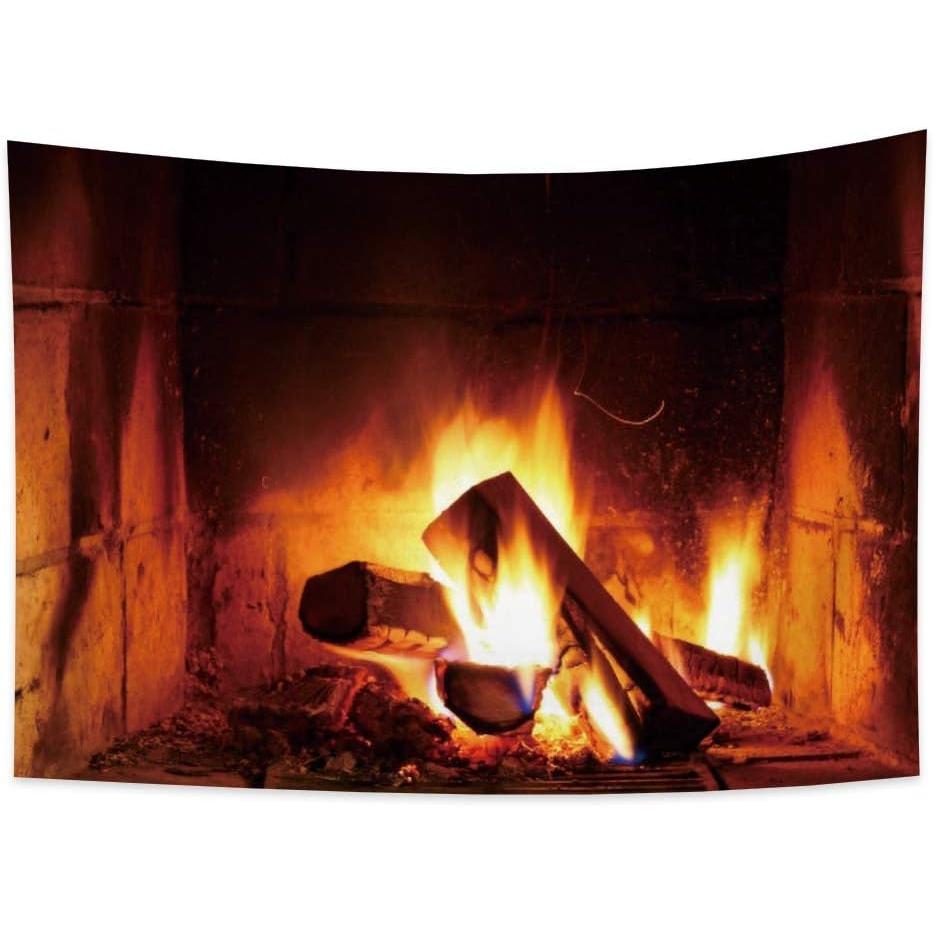 Tapestry of burning wood 75x100