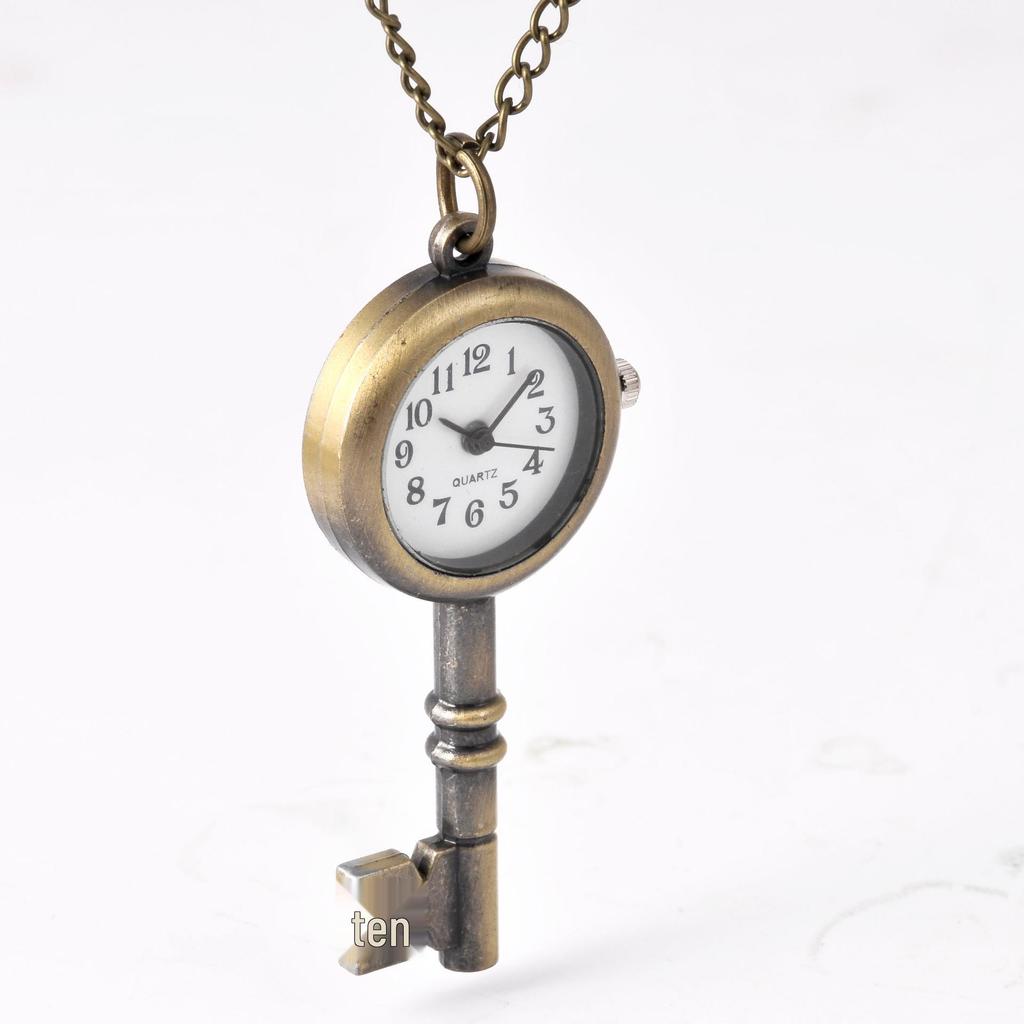 Bronze Key-Style Small Pocket Watch