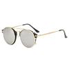 Fashion Round Frame Sunglasses Eyeglasses For Men Women With UV400 Shielding And Outdoor Motorcycling Driving Eyewear
