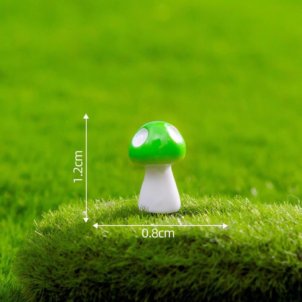 Creative Micro Landscape Colored Mushroom Ornaments for DIY Gardening