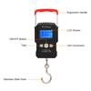 110lb/50kg Elektronik Dijital Balık Terazisi Arkadan Aydınlatmalı LCD Ekran Balıkçılık Terazisi Asılı Kanca ile