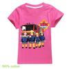 Nieuwste Brandweerman Sam Camiseta Kinderen Zomerkleding Junior Jongens Korte Mouw Tops Baby Meisjes Pure T-shirts Kinderkleding