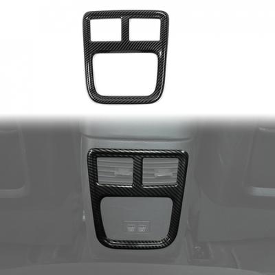 Kolfiber Bakre AC-uttag Ramlist För Dodge Charger 2011+