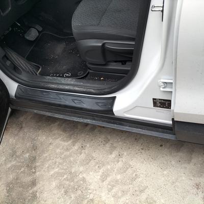 Umbrales de las puertas EuroCap (4 piezas, ABS) para Opel Crossland X
