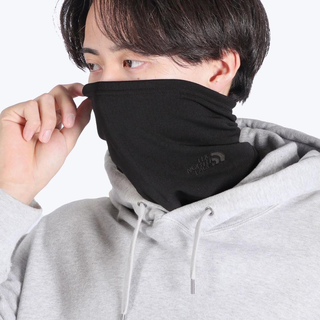 The North Face Micro Stretch Neck Cold Free Size Gaiter, Unisex, Photonic, Warm, Weather, Black,