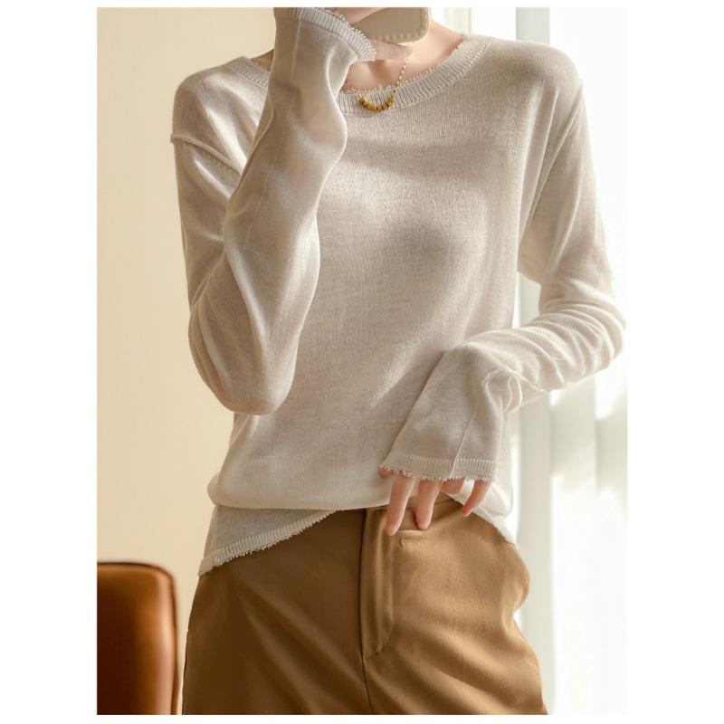 Women's Autumn Winter  pullover Sweater Knitted Bottoming Shirt Thin Coat
