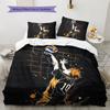 Haikyuu Pattern Bedding Quilt Set  Home Decoration  Gift (1 * Duvet Cover + 2 * Pillowcase  Without Core)