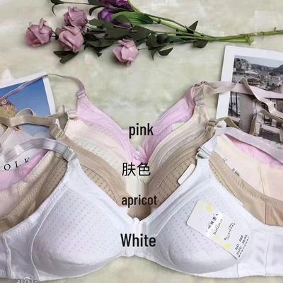 Bidanzi 988 Thin Cotton Full Cup Breathable All-Season Comfort Bra for Moms