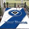 Custom Text Printed Rug Hamburger SV Non Slip Floor Carpet For Home Room Decor