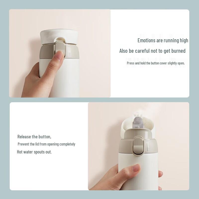 Lock & Lock Aspiration 316 Stainless Steel Pop-Up Lid Insulated Bottle