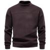 Men S Casual Pullover Round Neck Long Sleeve Loose Fit Sweatshirt