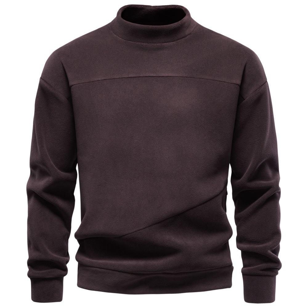 Men S Casual Pullover Round Neck Long Sleeve Loose Fit Sweatshirt