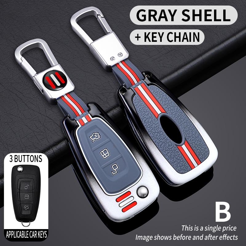 Car Key Case Cover for Ford Focus Mk2 Mk3 2 3 Kuga Edge Ranger Mondeo S Max C Max 2008 2009 2010 2011 2012 2013 2014 2015 2016
