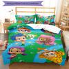 3pcs Bubble Guppies Pattern Bedding Set Duvet Cover Set Includes Duvet Cover &pillowcases,perfect All Season Bedroom Decoration&gift