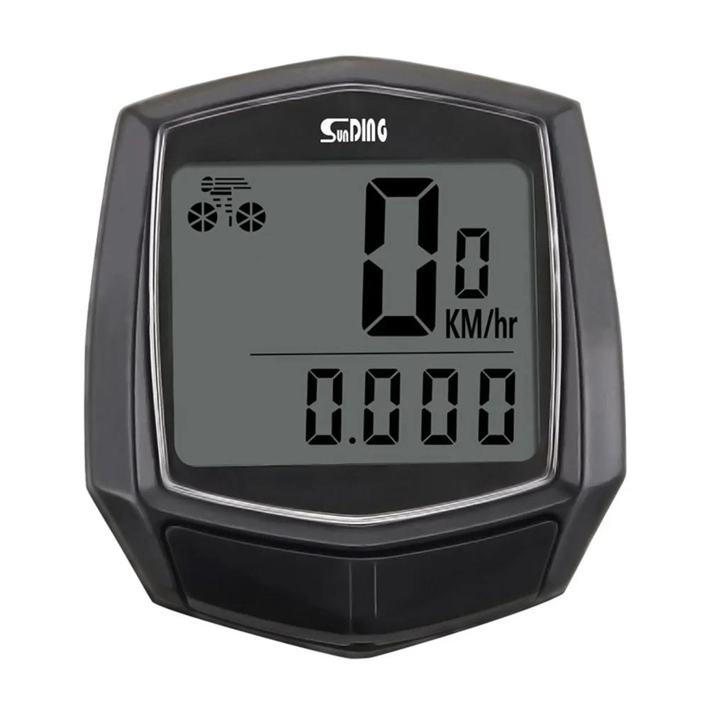 водонепроницаемый проводной цифровой велосипедный спидометр, одометр, счетчик скорости велосипеда, таблица кодов, аксессуары для велосипеда чёрный