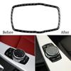 Samolepky na auto ForBMW Dekorativní multimediální rám z uhlíkových vláken ForBMW 1 3 5 7 Series X1 X3 F25 X5 F15 X6 16 F30 F10 F07 E90