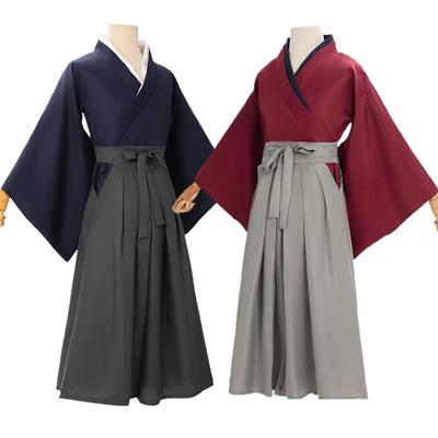 Rurouni Kenshin Himura Kenshin Cosplay-Kostüm Kendo Kimono für Comic Con und Halloween Cosplay-Kleidung
