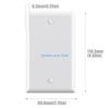B0KB Reflective Wall Plate Standard Size Replacement For Power Specks