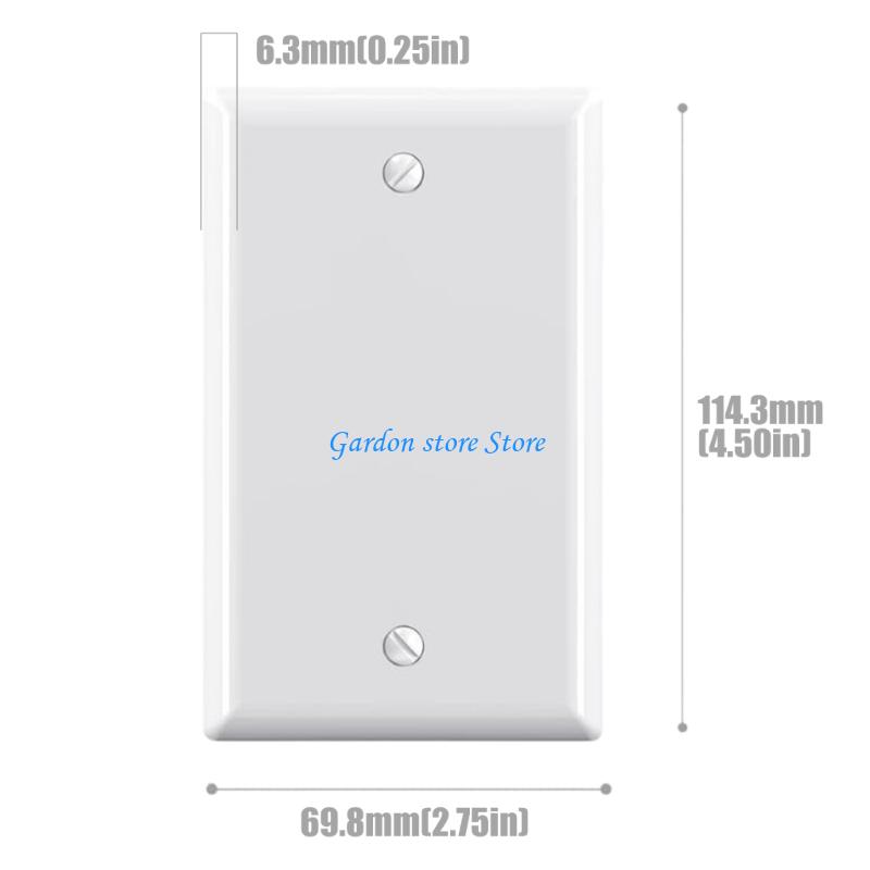 B0KB Reflective Wall Plate Standard Size Replacement For Power Specks