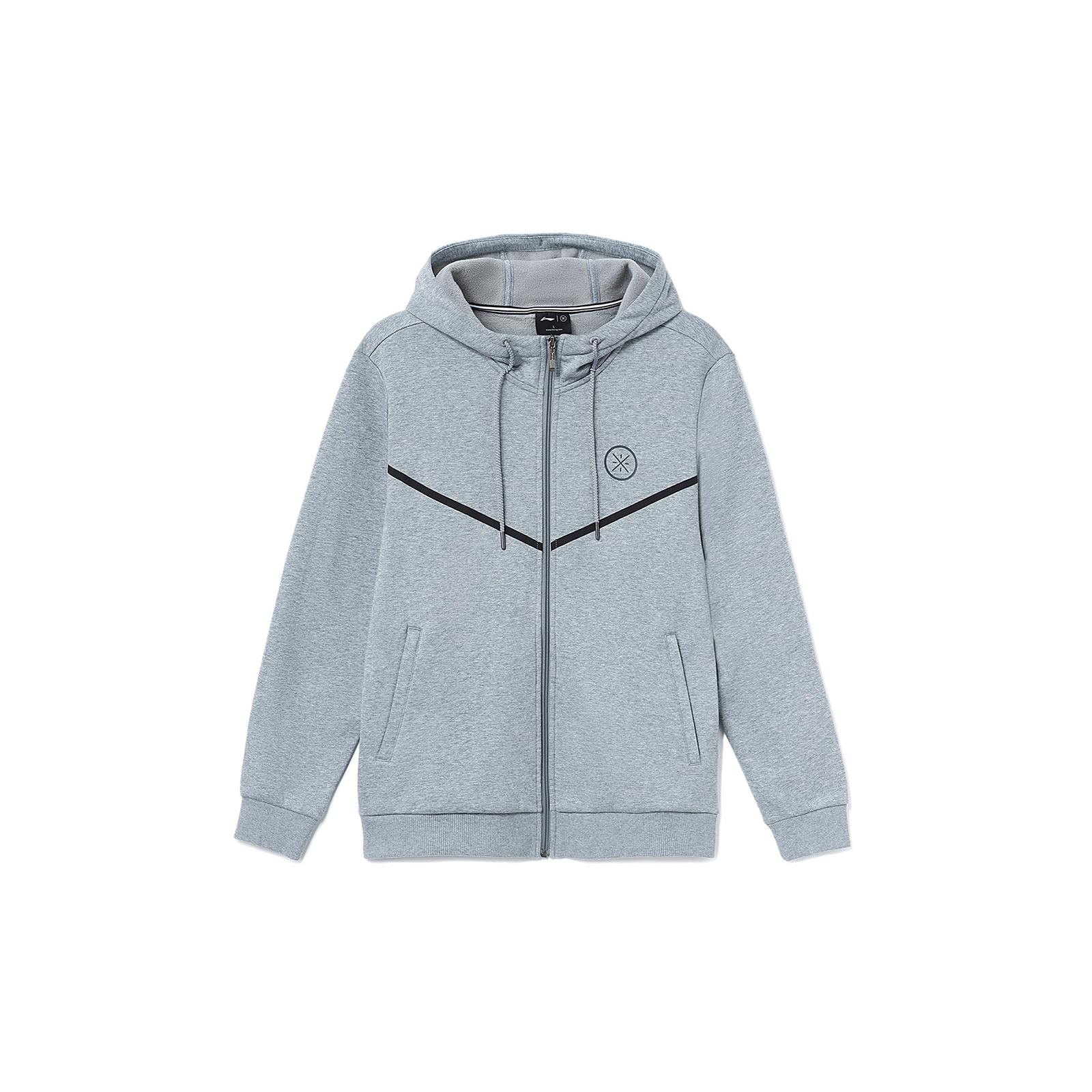Li-Ning Way Of Wade Graphic Hooded Jacket  Shark Grey  Men s AWDSH87-2 XXXL