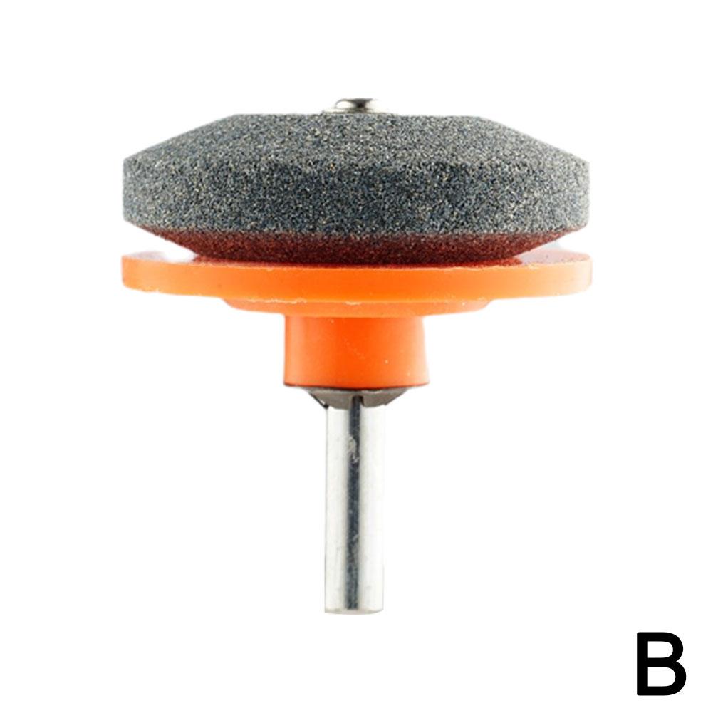 Sharpening Stone Lawn Mower Sharpener Blade  Wear-Resistant Grinding Head And Whetstone Sander Metal Grinding Polishing
