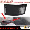 New Water Cup Holder Black Curtain 7591.7 7591.70 Car Center Console Armrest Storage Cover For Citroen Berlingo/Peugeot Partner