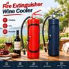 Iron Fire Extinguisher Wine Cooler Fire Extinguisher Shape Wine Bottle Rack  Outdoor Picnic