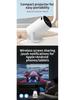 M5pro Mini HD Portable Home Projector - Wireless & Wired Connectivity