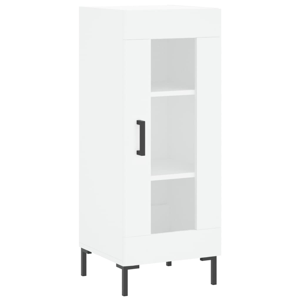 Sideboard White 34.5 x 34 x 90 cm Particleboard