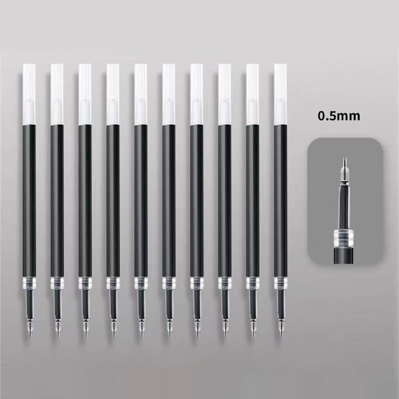 4PCS Cartoon Gel Inks Pen Retractable Gel Pen with Metal Clip Ergonomic Grip 0.5MM Tip Black Inks for Office School