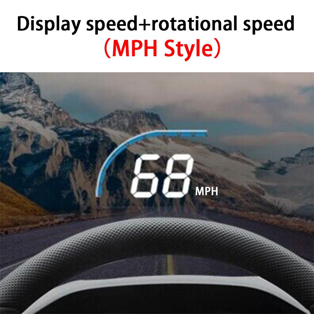 ZJCGO Auto HUD Display Car Projector Alarm Head Up Display Speedometer Windshield for Mazda 3 Mazda3 BM BN 2013~2018