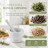 PP Mortar and Pestle Set Lightweight Design Garlic Herb Crusher Spice Grinder Bowl  Kitchen Cooking