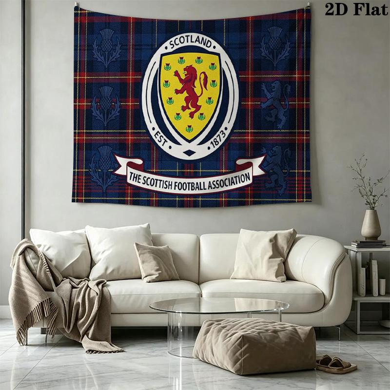 Scotland Wall Tapestry Aesthetic Wall Hanging Printed Fabric Blanket Decorative Tapestries for Bedroom Living Room Home Decor