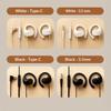Wired Control Type C 3.5Mm Headphones Ear Hook 9D Surround Sound Bass Earbuds Sports Gaming Headset Earphones