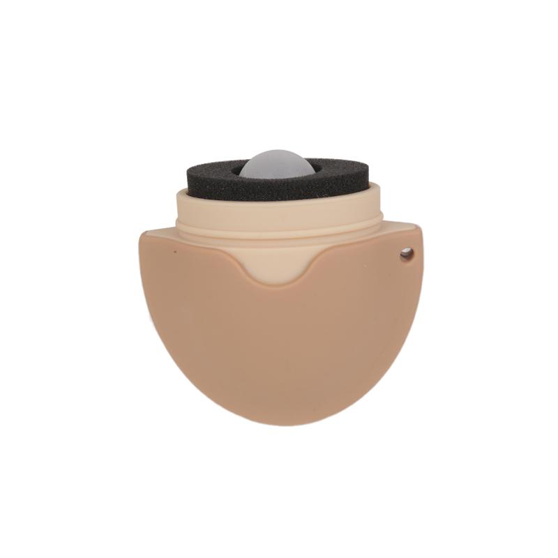 Silicone Suncream Roller Applicator Refillable Oval Isolation Lotion Cream Bottles Stitching Color Cosmetics Tool Travel