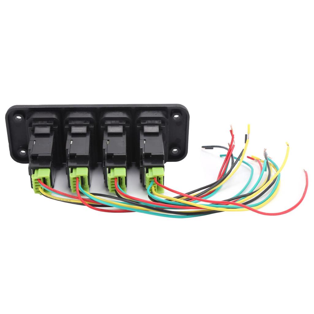 Panel Switch 4 Gang LED Blue Light Driving Lamp with Control Button for Hailax DC Car