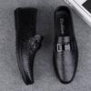 Genuine Leather Mens Loafers Mocasines Leisure Walk Casual Shoes for Men Slip on Formal Business Shoes Comfy Male Driving Flats
