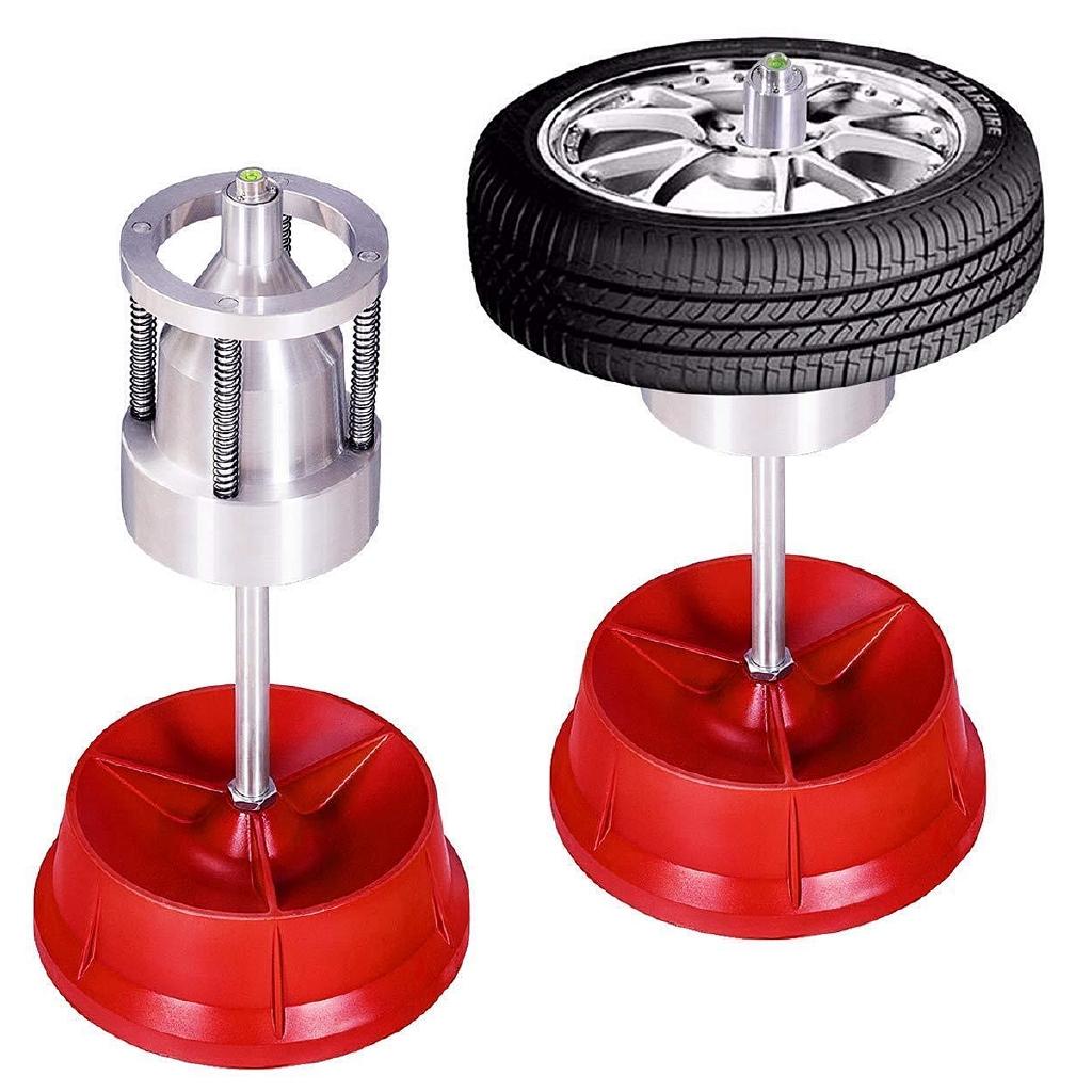 Car Truck Portable Hubs Wheel Tire Balancer Bubble Level Heavy Duty Rim Car Tire Wheel Balancer Auto Tyre Balancing Machine New