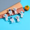3Pcs/Lot Creative 3D Astronaut Eraser Cute Cartoon Spacemen Rubber Pencil Eraser for Kids School Stationery Student Award Gifts
