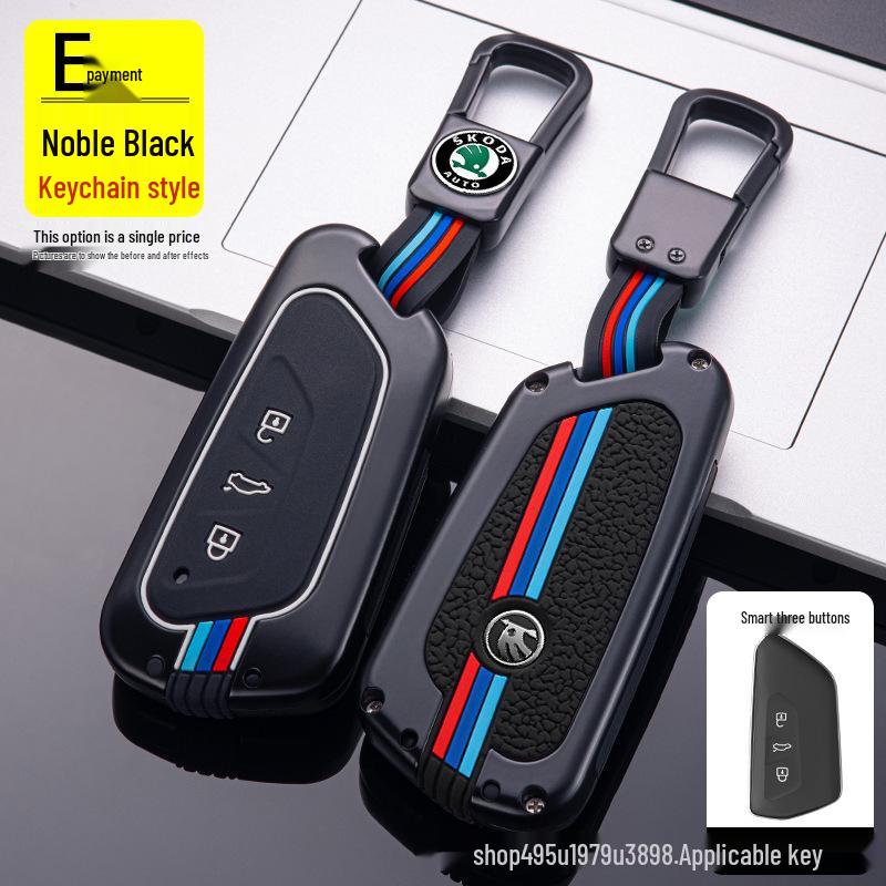 Skoda Key Cover for Octavia, Kodiaq, GT, Kamiq, Superb, and Karoq - Protective Car Key Shell