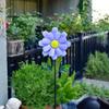 Sunflower Standing Wind Sculpture with Stake Simple Assembly Versatile Sturdy Rotatable for Patio Pathway Windmill Height 116cm