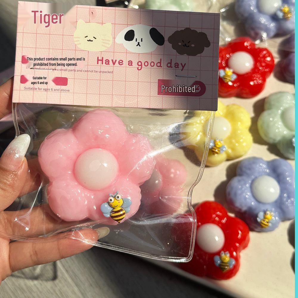 

Силиконовый сквиши-цветок в стиле Xiaohongshu - Ручная работа, Снятие стресса, DIY-поделка Chinese Packaging розовый