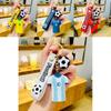 Adorable Cartoon Football Jersey Keychain Pvc Material Ideal For Backpacks
